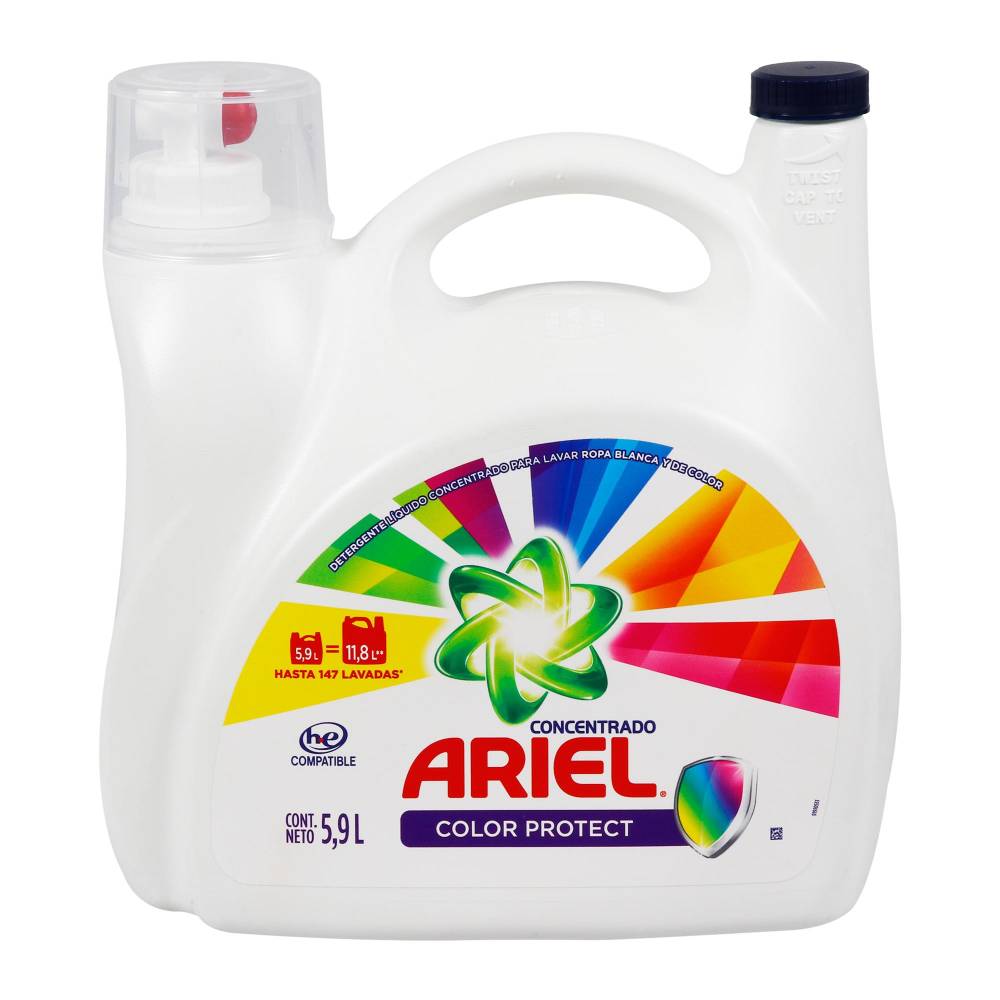 Líquido Ariel Color Protect 5.9 l