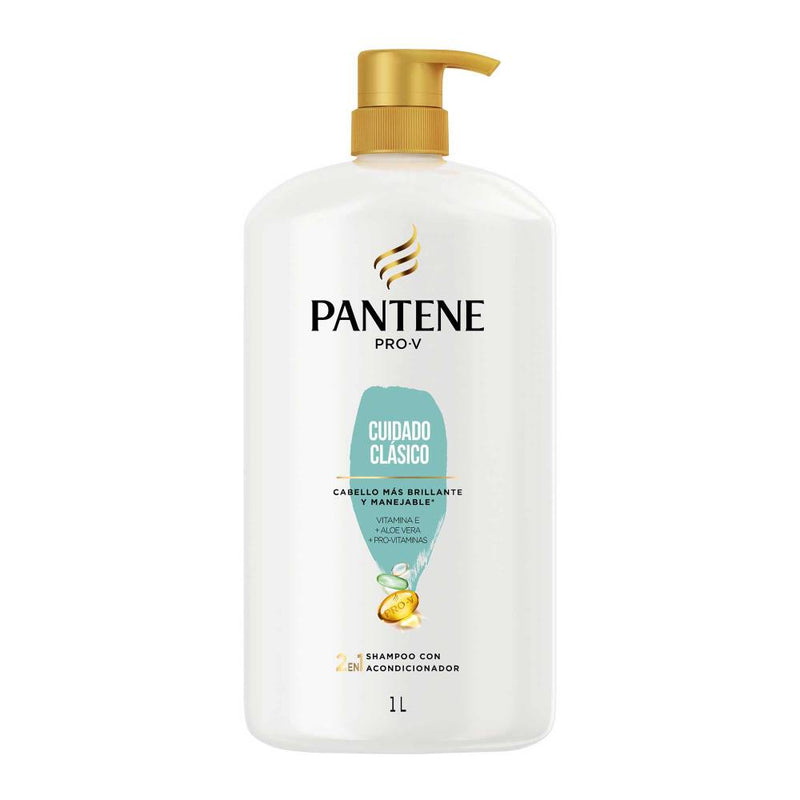 Shampoo con Acondicionador Pantene Pro-V con Acondicionador Cuidado Clásico 1 l