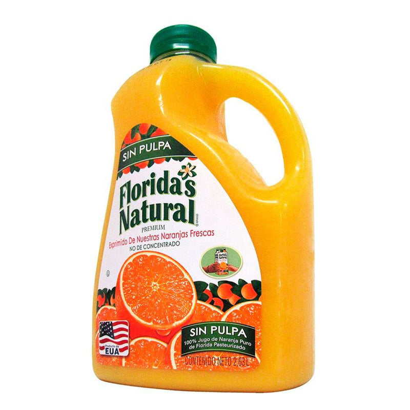 Jugo de Naranja Floridas Natural sin Pulpa 2.63 l