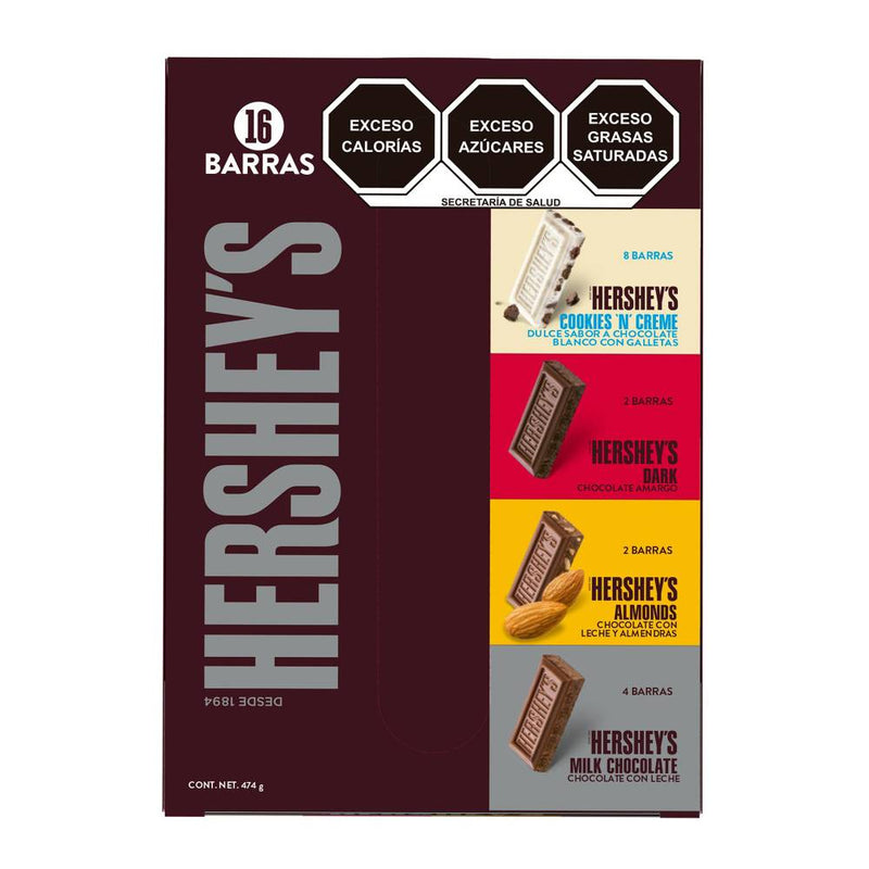 Chocolate Hershey's Variety pack 16 pzas