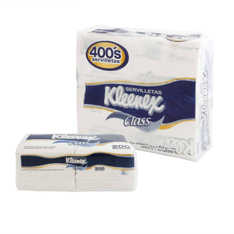 Servilletas Kleenex Class 2 Paquetes de 200 pzas