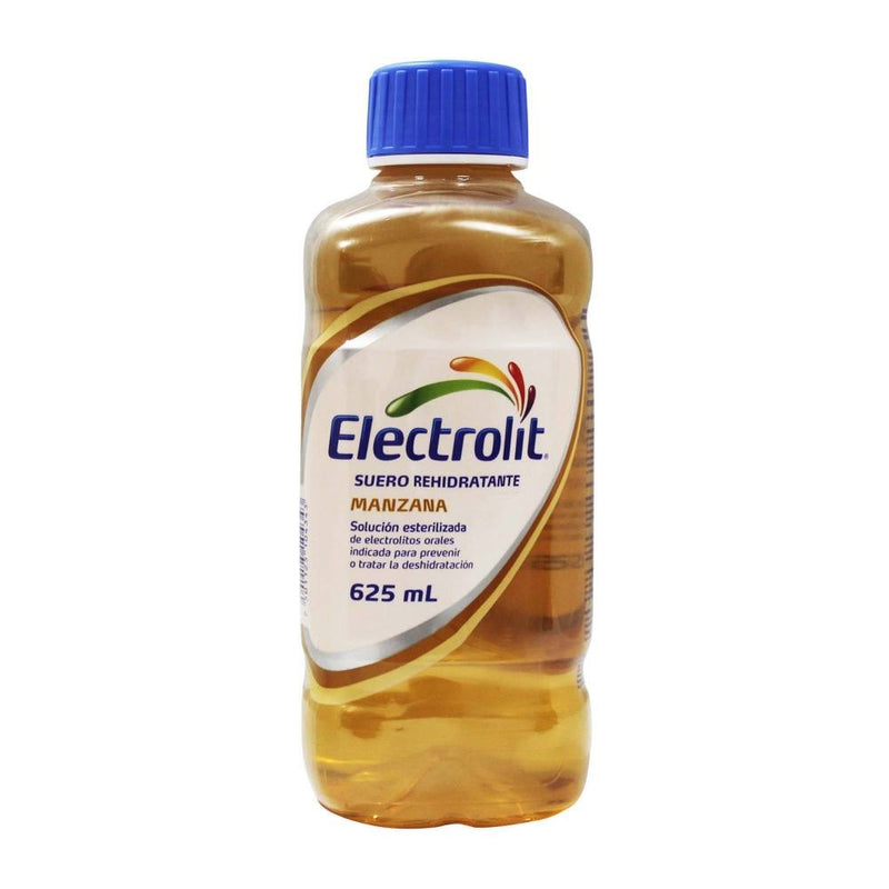 Suero Rehidratante Electrolit Manzana 3 pzas de 625 ml c/u