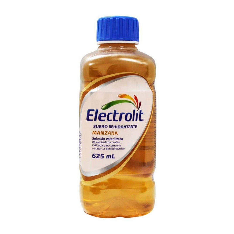 Suero Rehidratante Electrolit Manzana 3 pzas de 625 ml c/u
