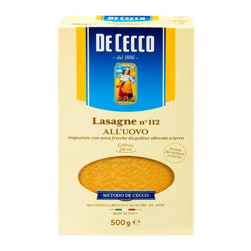 Pasta De Cecco Lasagne al Huevo N° 112 500 g
