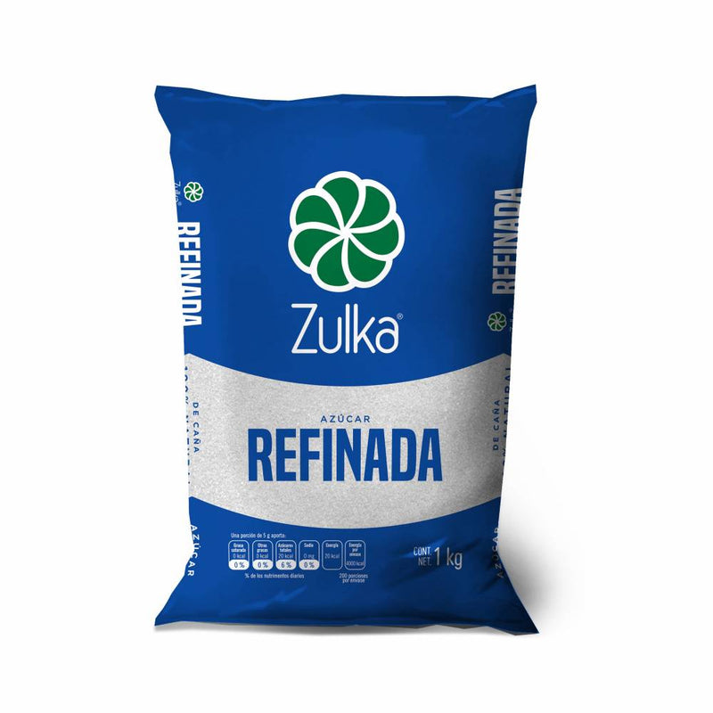 Azúcar Refinada Zulka 10 pzas de 1 kg c/u