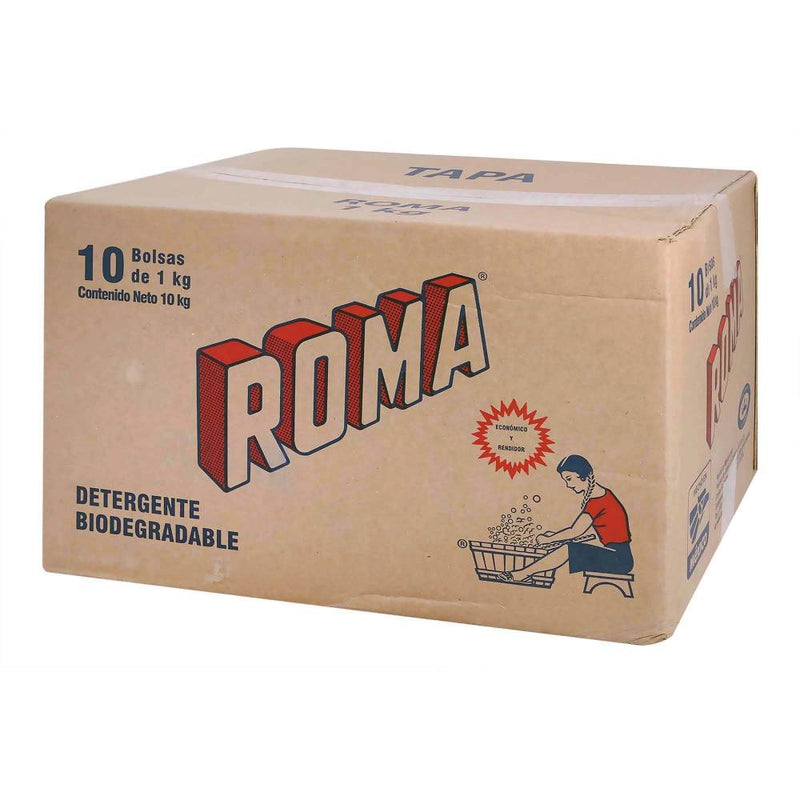 Detergente en Polvo Roma 10 pzas de 1 kg