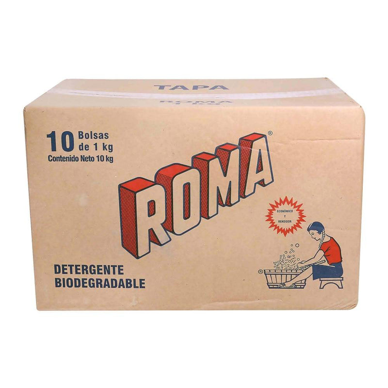 Detergente en Polvo Roma 10 pzas de 1 kg