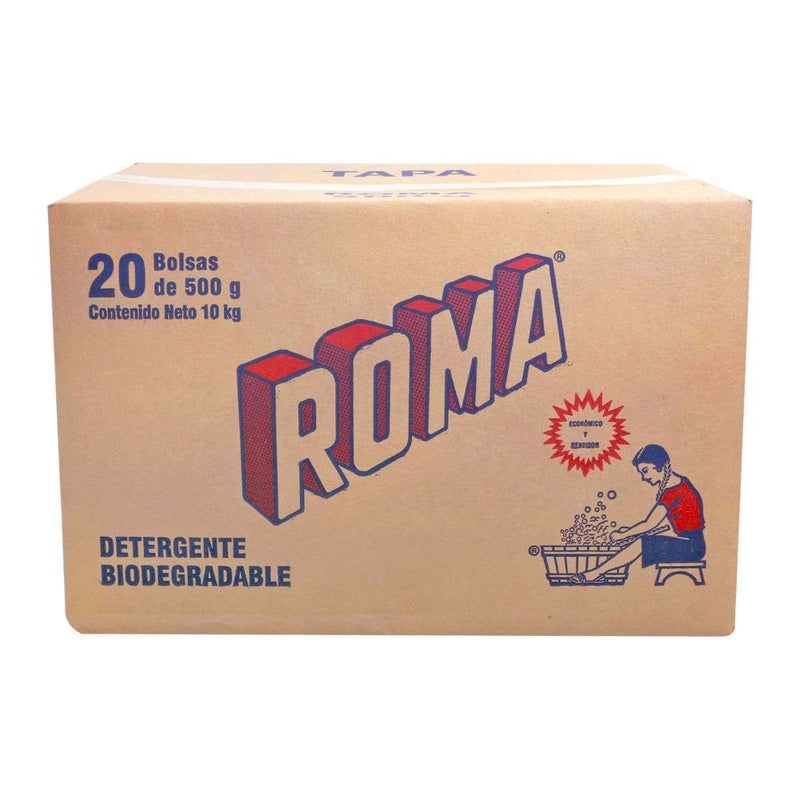 Detergente en Polvo Roma 20 pzas de 500 g