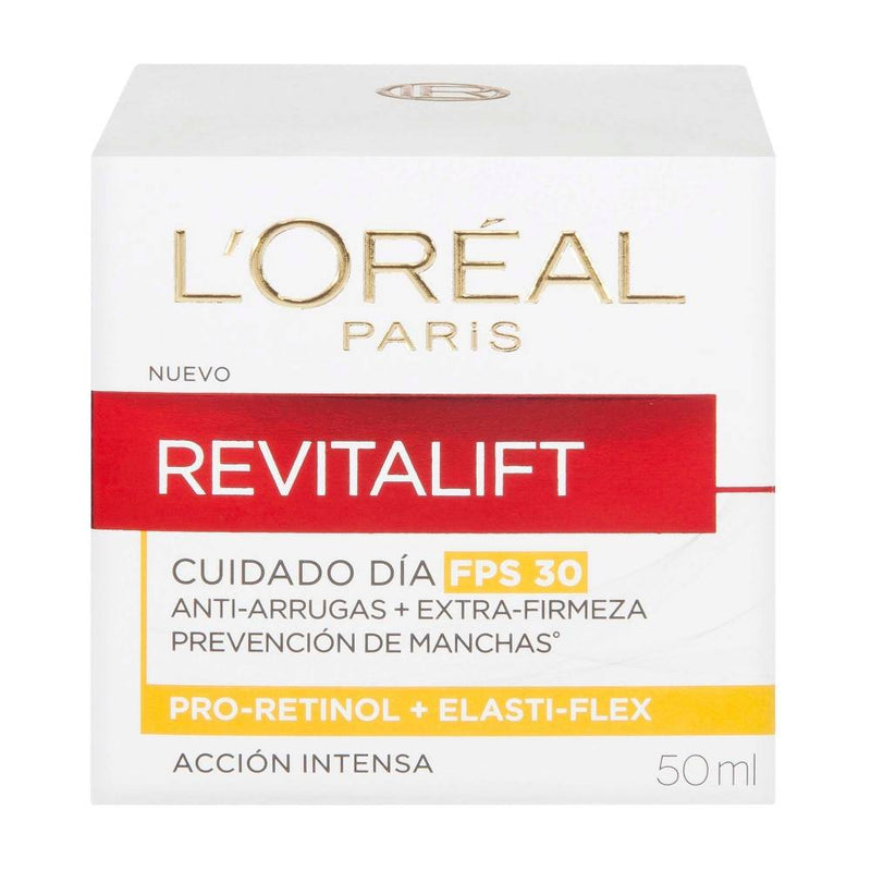 Crema Facial L'Oréal Revitalift Anti Arrugas 2 pzas de 50 ml