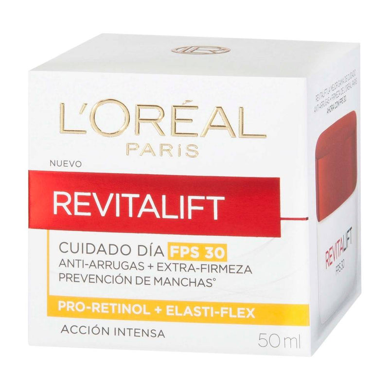 Crema Facial L'Oréal Revitalift Anti Arrugas 2 pzas de 50 ml