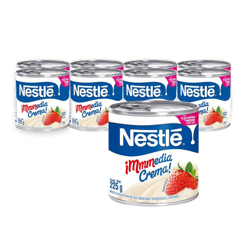 Media Crema Nestlé 8 pzas de 225 g c/u