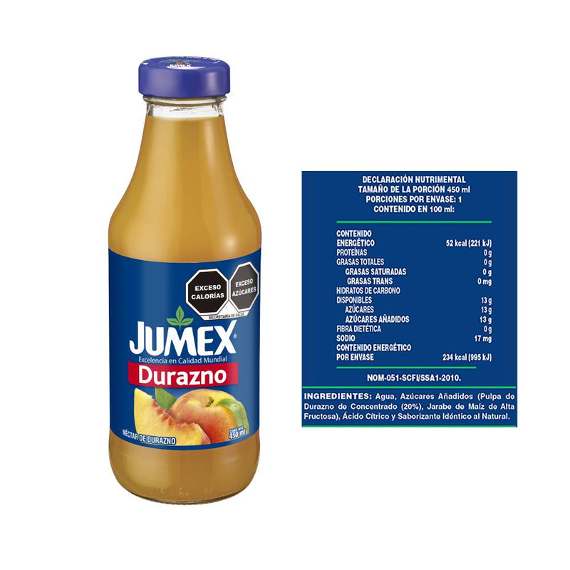 Jugo de Frutas Jumex 15 pzas de 450 ml
