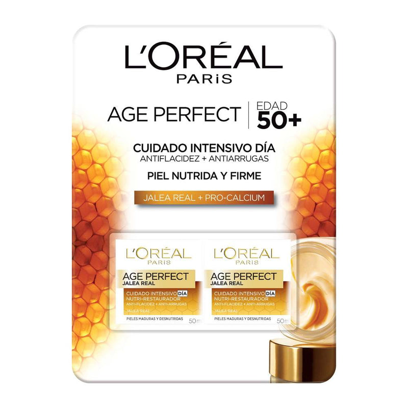 Crema Facial L'Oréal Age Perfect Jalea Real 2 pzas de 50 ml c/u