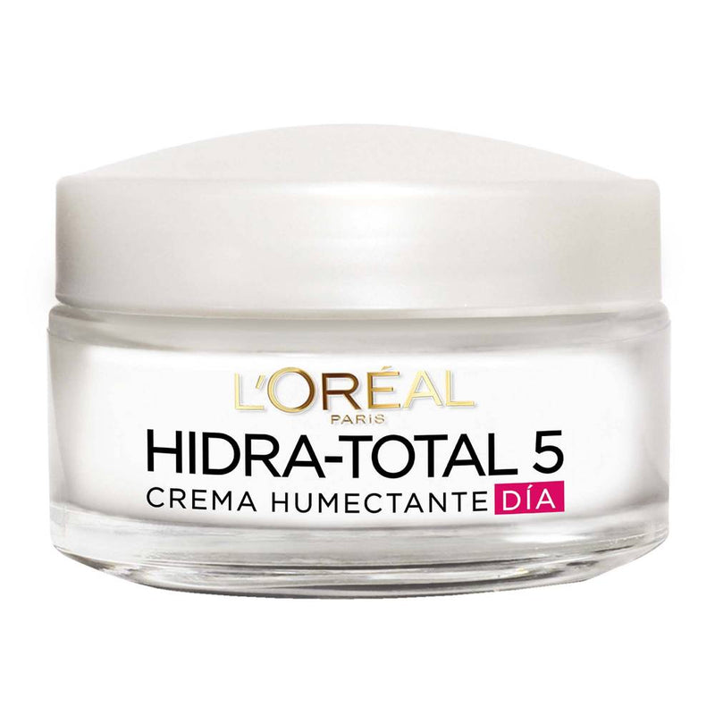 Crema Facial L'Oréal Hidra Total 5 Beneficios 2 pzas de 50 ml