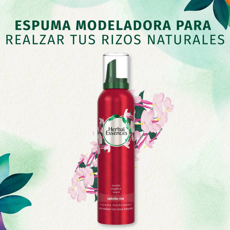 Espuma Modeladora Herbal Essences Cabello Rizo 4 pzas de 227 g