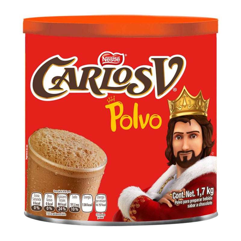 Chocolate en Polvo Carlos V Nestlé 1700 g