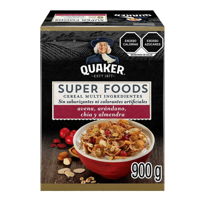 Cereal Quaker Super Foods Arándano 900 g