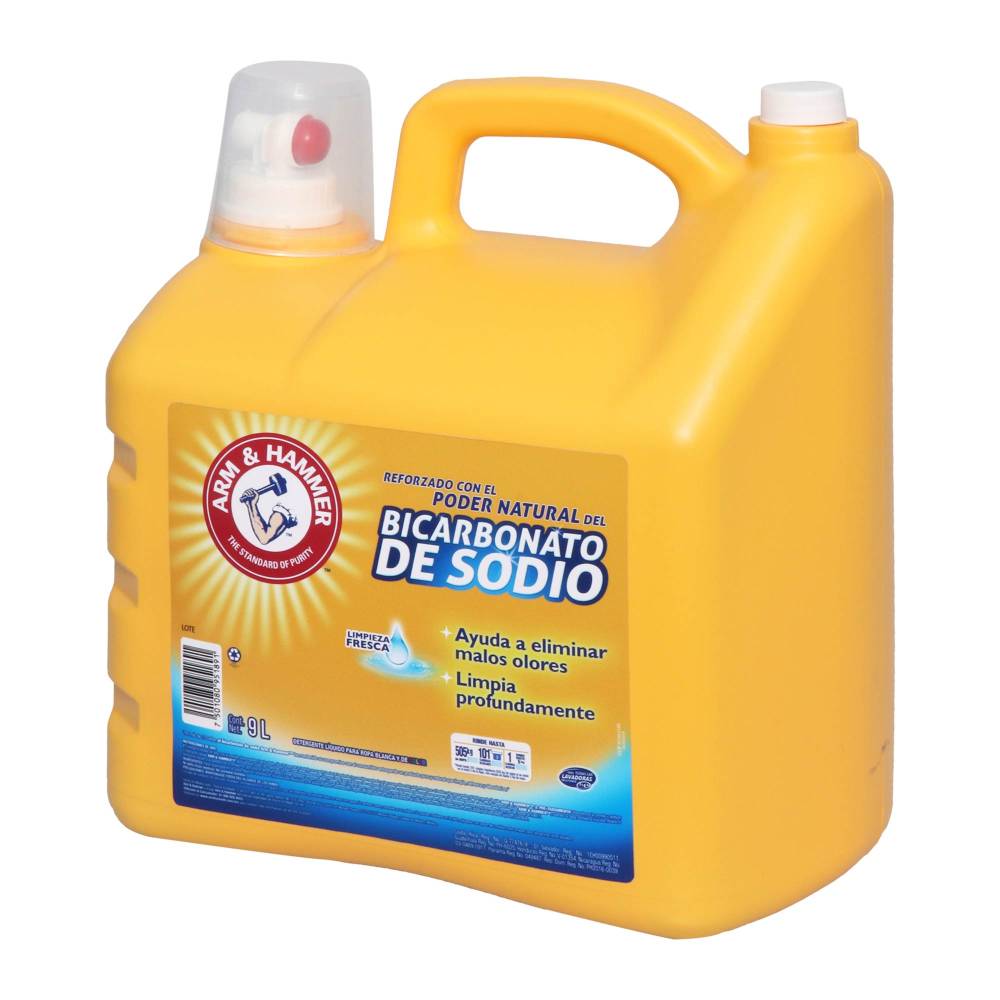 Bicarbonato de Sodio A&H - Conoce la nueva fórmula del Detergente líquido  Limpieza Fresca Arm & Hammer™, protege tu ropa y límpiala profundamente.