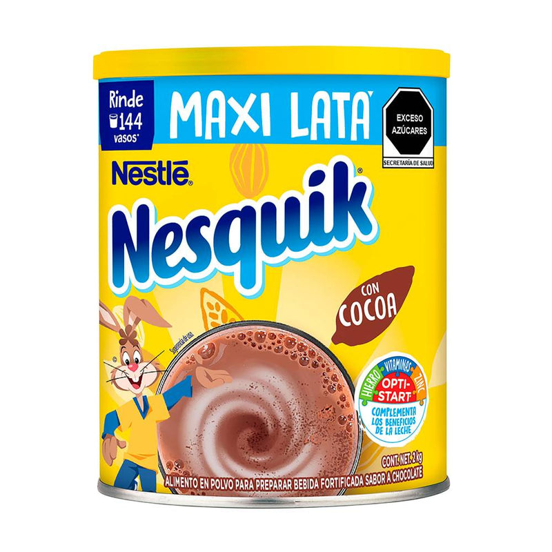 Chocolate en Polvo Nesquik Nestlé Maxi Lata 2 kg