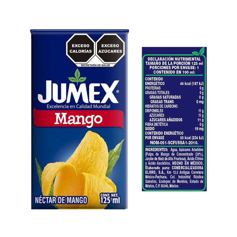 Jugo de Frutas Jumex Mini 50 pzas de 125 ml