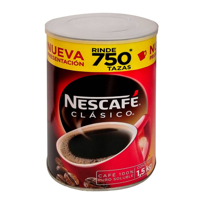 Café Soluble Nescafé Clásico 1.5 kg + Azúcar Zulka 1 kg