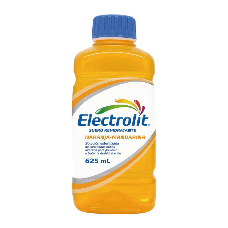 Suero Rehidratante Electrolit Naranja-Mandarina 12 pzas de 625 ml c/u