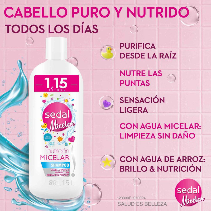 Shampoo Sedal Micelar 1.5 l