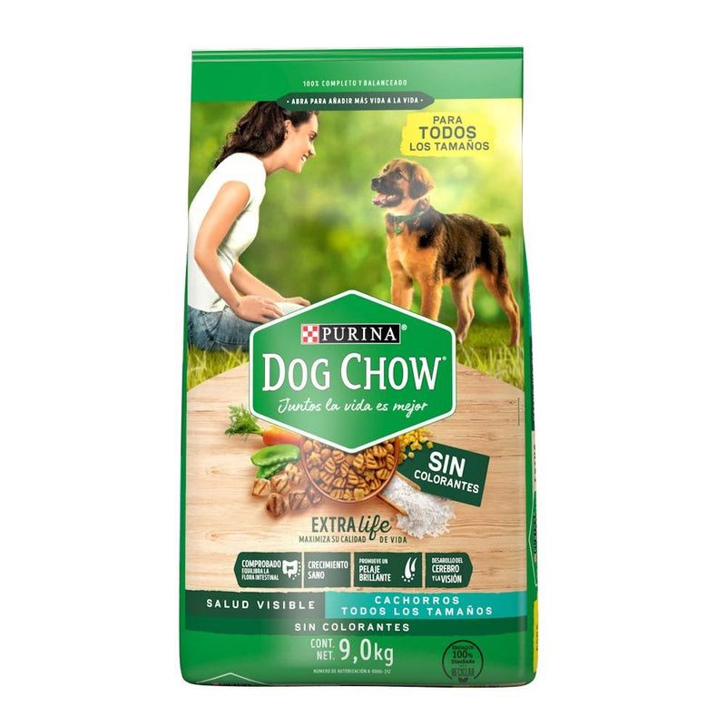 Alimento para Perro Purina Dog Chow Todos los Tamaños Con Extralife 9 kg