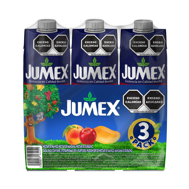Jugo de Frutas Jumex Sabores Surtidos 3 pzas de 1 l c/u