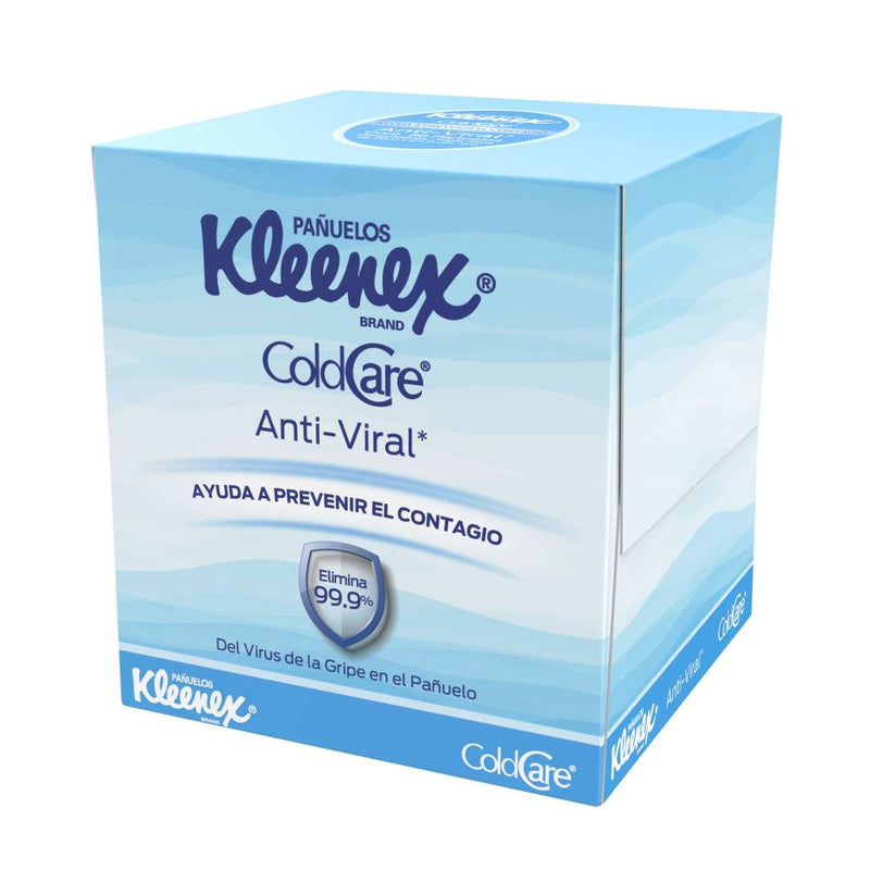 Pañuelo Facial Kleenex Antiviral 6 Paquetes con 80 pzas c/u