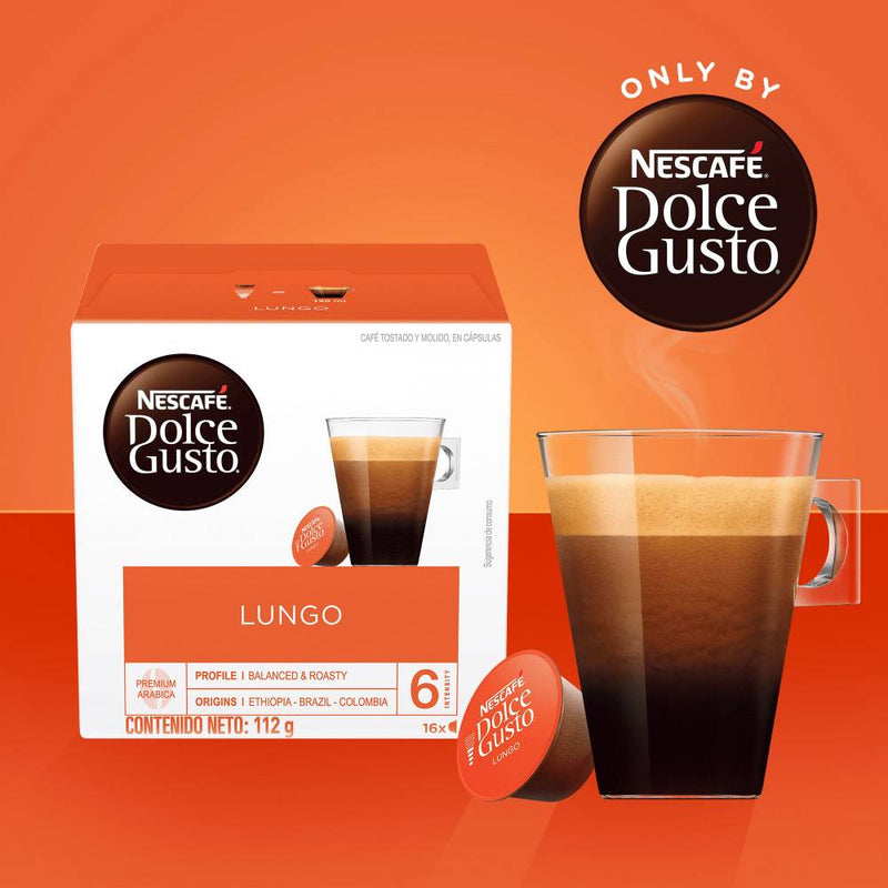 Cápsulas de Café Dolce Gusto Nescafé Lungo 48 pzas