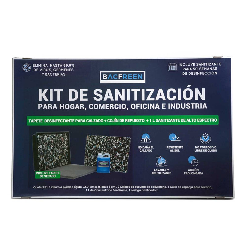 Kit de Sanitización Bacfreen con Tapete Sanitizante