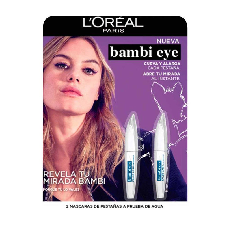 Máscara de Pestañas L'Oréal Bambi Eye 2 pzas