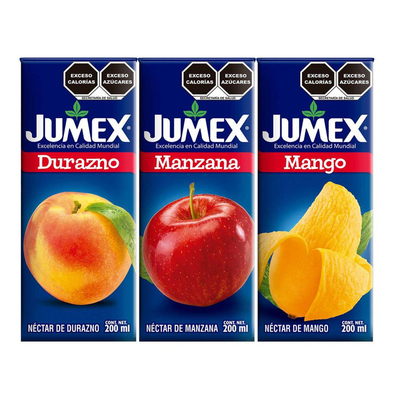Jugo de Frutas Jumex 4 pzas de 200 ml c/u